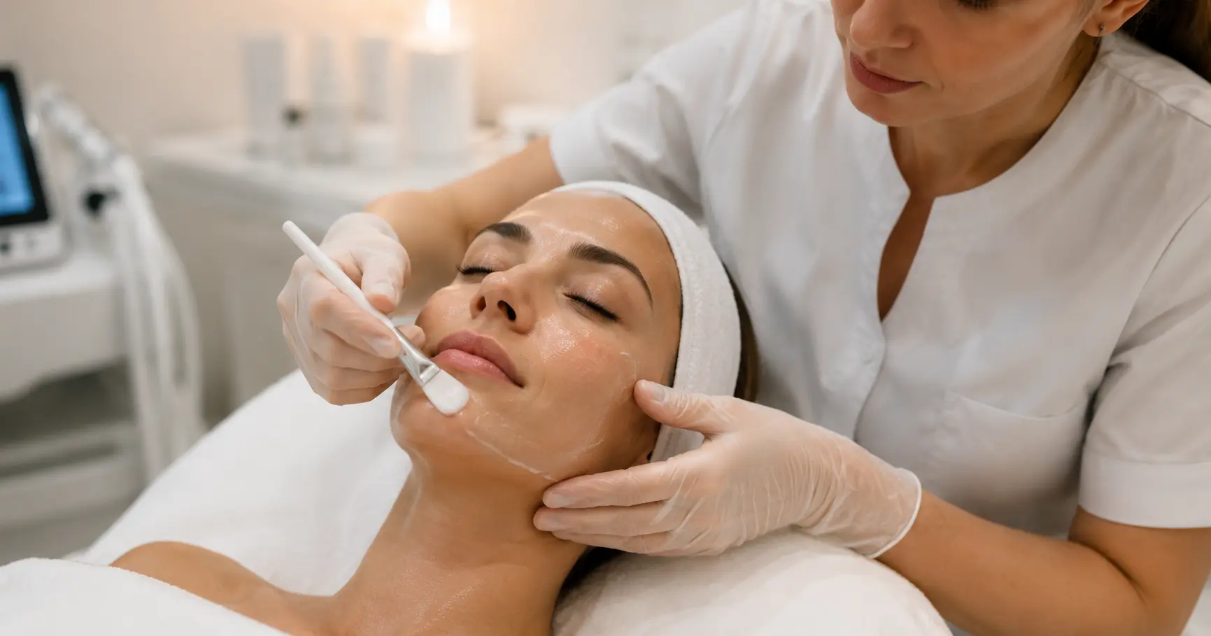 Higiene facial profesional en clínica de medicina estética en Málaga